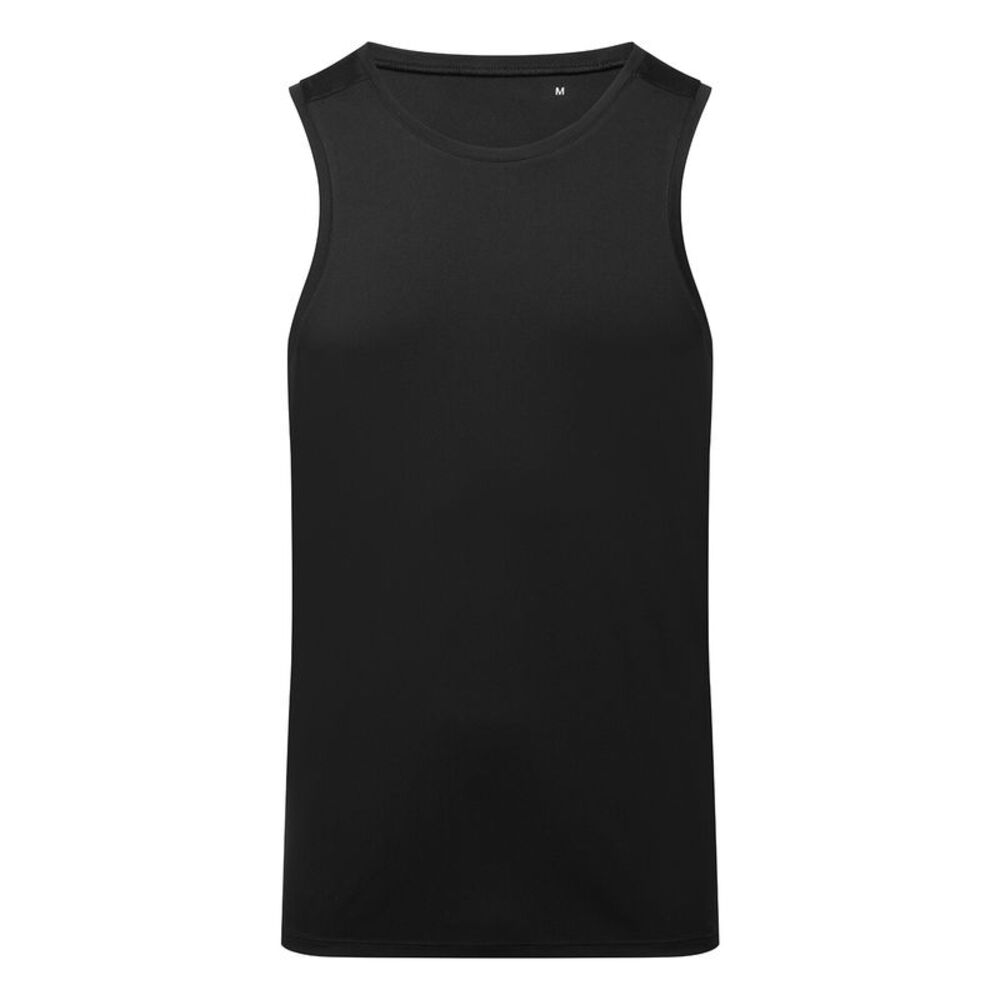 TriDri Mens Ion-Charge Performance Tank Top / Black